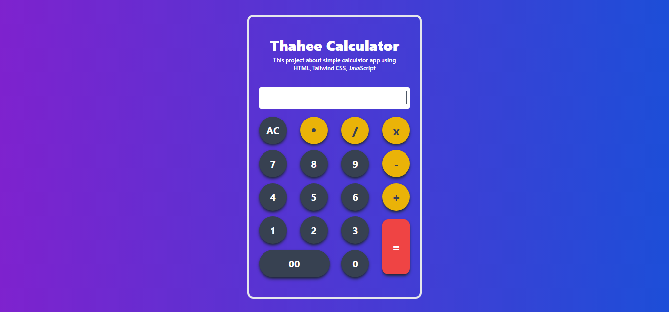 thahee-calculator